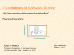 Foundations of Software Testing Volume One