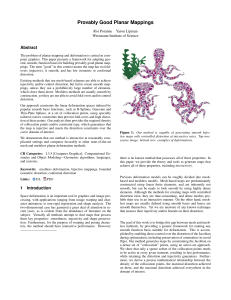 Provably Good Planar Mappings - The Faculty of Mathematics and