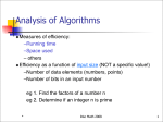 Analysis of Algorithms