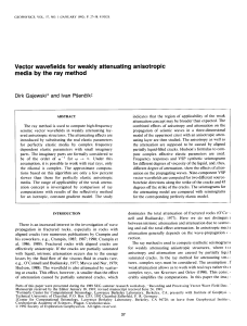 Vector wavefields for weakly attenuating anisotropic media by the