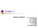 Problem Analysis Phase