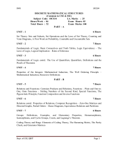 DISCRETE MATHEMATICAL STRUCTURES - Atria | e