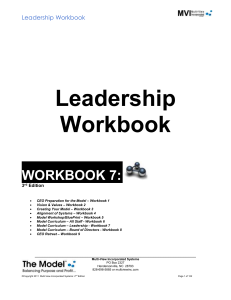 Leadership Workbook - Multi