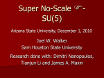 Flipped SU(5) - cosmology - Arizona State University