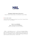 Packaging Mathematical Structures - HAL