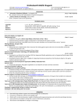Resume - University of Southern California