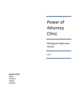 Power of Attorney Clinic - Northwest Justice Project