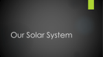 Our Solar System - sci9sage-wmci