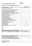 the application form