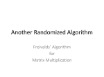 Freivalds` algorithm