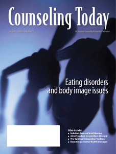 Eating disorders and body image issues