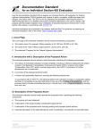 Documentation Standard for an Individual Section 4(f) Evaluation