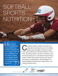 Softball Sports Nutrition