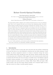 Robust Growth-Optimal Portfolios