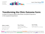 Transforming the Clinic Outcome Form: A project to improve patient