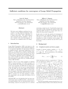 Sufficient conditions for convergence of Loopy