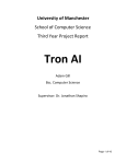 Tron AI - School of Computer Science