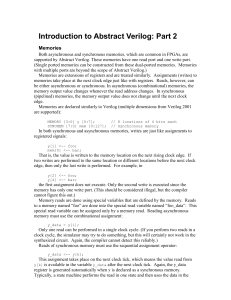 Abstract Verilog Part 2