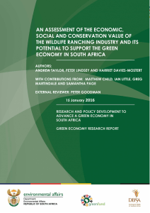 an assessment of the economic, social and conservation value of