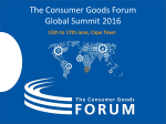 Global Summit 2016 - Consumer Goods Council of South Africa