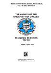 the annals of the university of oradea economic sciences