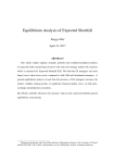 Equilibrium Analysis of Expected Shortfall