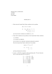 Problem Set 5