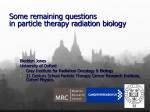 Some unanswered questions in radiation biology