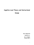 Cognitive Load Theory and Instructional Design