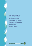 Infant milks - First Steps Nutrition Trust