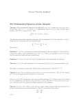 Vector Calculus handout