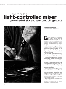 light-controlled mixer
