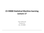 CS 59000 Statistical Machine learning Lecture 17 Yuan (Alan)