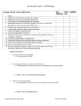 cell biology learning targets