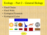 Ecology - Part 2