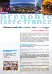 Photovoltaic solar technology