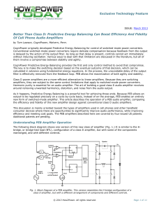 Predictive Energy Balancing Can Boost Efficiency