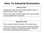 Intro. To Industrial Economics