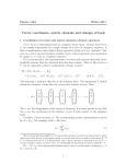 Vector coordinates, matrix elements and changes of basis