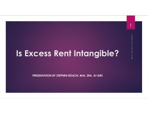 Is Excess Rent Intangible?