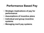 Performance Based Pay