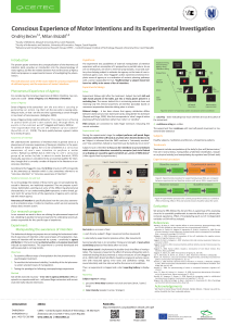 Conscious Experience of Motor Intentions and its