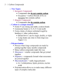 4 – 2 Chemical Compounds in Living Things