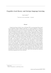 Cognitive load theory and foreign language