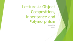 Object Composition, Inheritance and Polymorphism