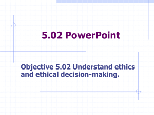 What Is Business Ethics?