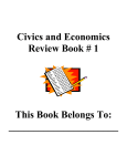 Civics and Economics Review Book # 1