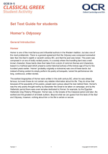 OCR GCSE (9-1) Classical Greek Set Text Guide Student Activity