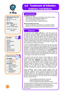 Antibiotics and Medicine - e-Bug