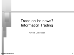 Information Trading
